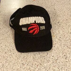 It is a raptors championship basketball hat NBA